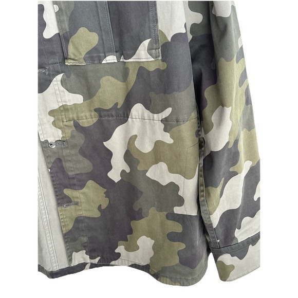 Tomas Maier Italy Camo‎ Jacket Shacket Button Down Mens XL - Picture 6 of 13